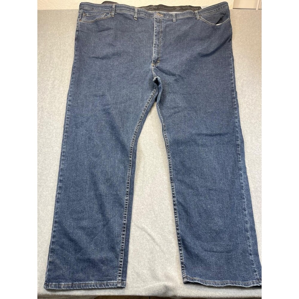 NWT Wrangler Authentics Comfort Flex Jeans Mens 60x32 Dark Wash Denim 10ZM1CSDS